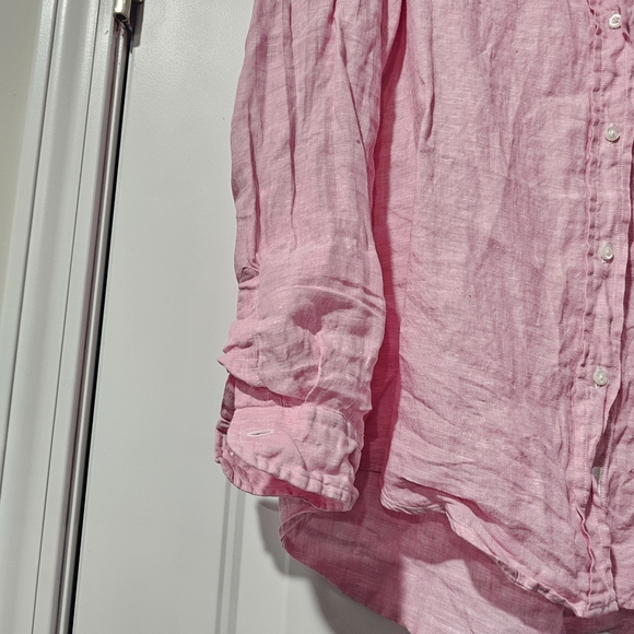 GRAYSON Top By Frank And Eileen Size 2 100% Linen {Bx7} - Picture 5 of 9